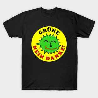 Grüne Nein Danke /Zensur T-Shirt